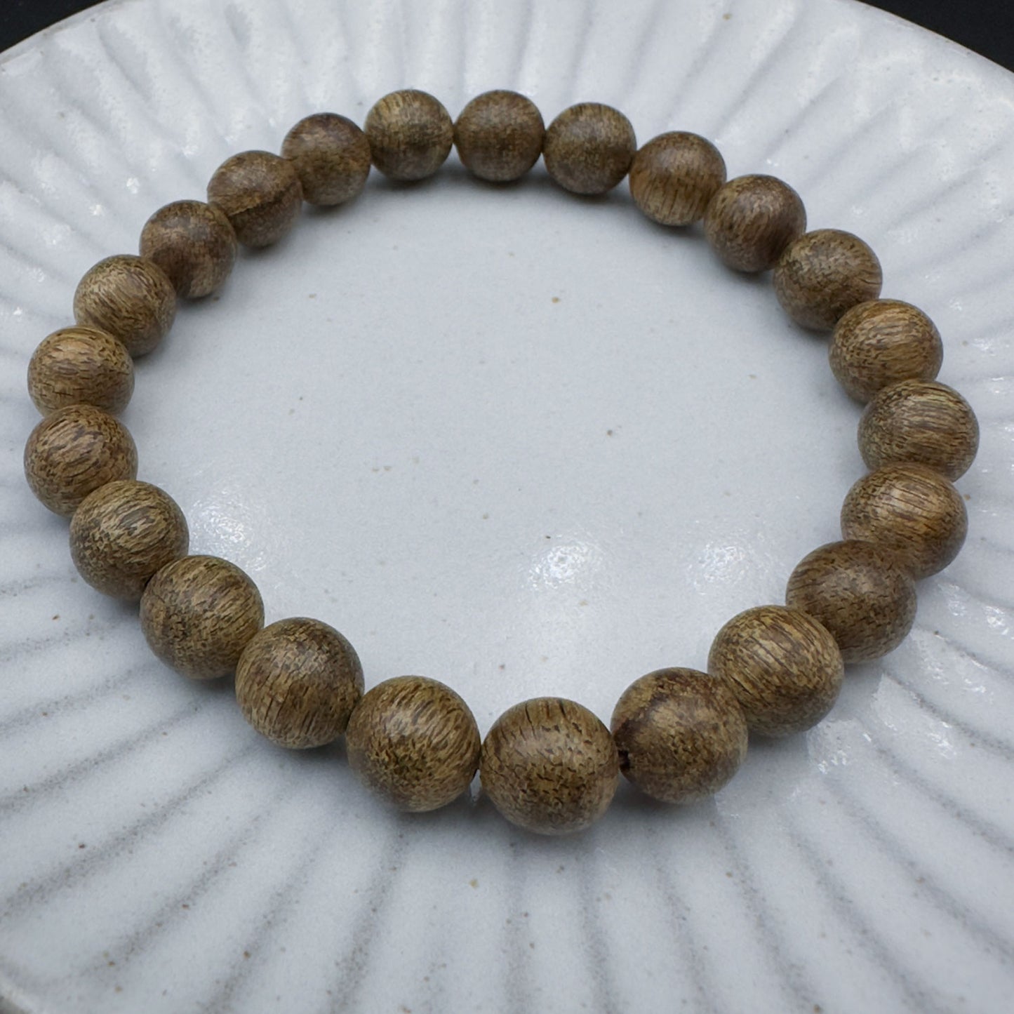 Wild Sabah Aloeswood Round Beads Bracelet 8.5mm 23 Beads