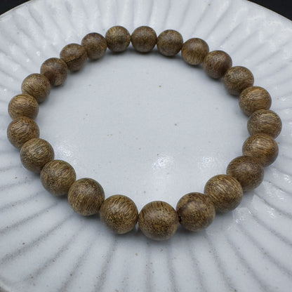 Wild Sabah Aloeswood Round Beads Bracelet 8.5mm 23 Beads